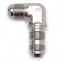 -4 AN Male to -4 AN Male 90 Degree Bulkhead Fitting - Endura