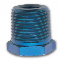 1/2" NPT Male to 3/8" NPT FM Reducer Bushing Fitting - Blue
