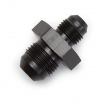 -8 AN Male to -6 AN Male Straight Reducer Fitting - Black