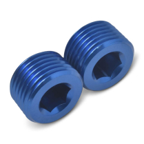 1/8" NPT Allen Head Pipe Plug - Blue