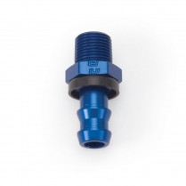 3/8" NPT Male to 3/8" Hose Barb Twist-Lock Fitting - Blue
