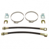 Rubber Brake Hoses for Disc Brake Rear - 10mm