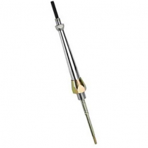 Lokar Compression Style Straight Shifter Stick - 6" Chrome