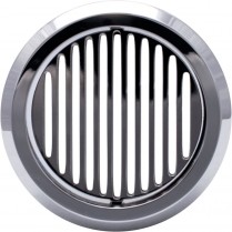 <N/A> Round Polished A/C Vent with 30 Degree Bezel