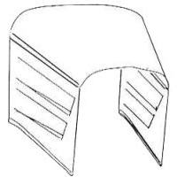 1932 Ford 3-Peice Hood - Plain Top & 2 Scoop Sides