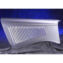 1933 Ford 3-Peice Hood - Plain Top & Louver Sides w/o Cutout