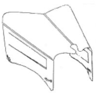 1934 Ford 4-Peice Hood - Plain Tops & 1 Scoop Sides w/Cutout