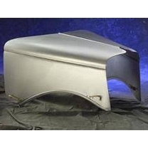 1935-36 Ford Pickup 4-Peice Hood - Plain Tops Only