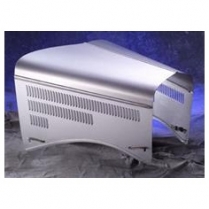 1935-36 Ford Pickup 3-Peice Hood - Plain Top & 3 Row Sides