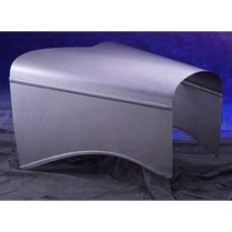 1937 Ford Pickup 4-Peice Hood - Plain Tops & Sides