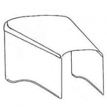 1933-34 Plymouth 3-Peice Hood - Plain Top & Sides