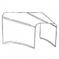 1933 Chevy Master 4-Peice Hood - Plain Tops & Sides