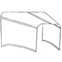 1933 Chevy Mercury 4-Peice Hood - Plain Tops & Sides