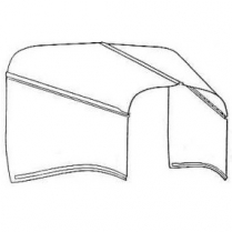 1934 Chevy Master 4-Peice Hood - Plain Tops Only