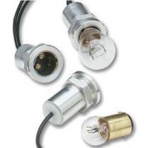 Billet Aluminum Single Contact Light Bulb Socket