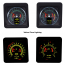 1969 Camaro Car RTX Gauge Kit Black
