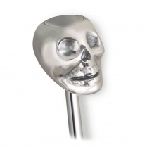 Lokar Skull Shifter Knob 3 Speed Auto w/o Pattern - Polished