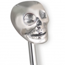 Lokar Skull Shifter Knob for 3 Speed GM Auto - Polished
