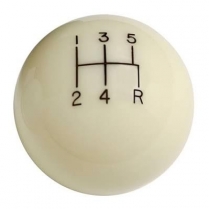 Lokar Shifter Knob 5 Speed Manual Transmission - Ivory