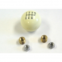 Lokar Shifter Knob 6 Speed Manual Transmission - Ivory