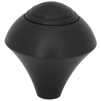 Lokar Deco Style 2" Shifter Knob w/o Shift Pattern - Black