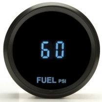 Solarix 2-1/16" Fuel Pressure - Black/Blue