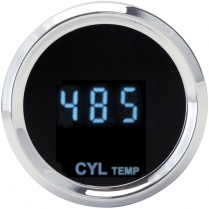 Solarix 2-1/16" Head Temp 150-750F & 65-400C - Chrome/Blue