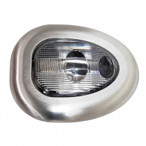 Single Push Activated Dome Light - Satin Finish