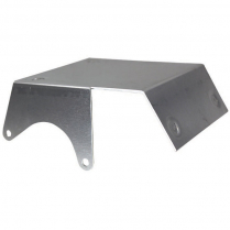Chevy Full Size Starter Heat Shield - Satin Aluminum