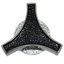 Tri-Bar Air Cleaner 5/16" Wing Nut - Chromed & Black