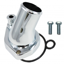 Ford SB 45 Degree Water Neck with O-Ring - Chrome