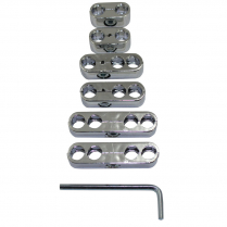 Spark Plug Wire Separator Set - Chromed Plastic