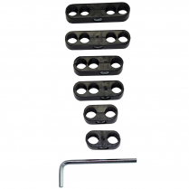 Race Style Spark Plug Wire Separator - Black Plastic