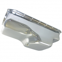 Mopar SB 360 1972-Up Engine Oil Pan - Chrome