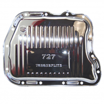 Mopar 727 Finned Transmission Pan - Chrome