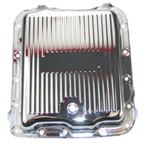 GM 700R4 Finned Transmission Pan - Chromed Steel