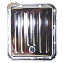 Ford C4 Finned Transmission Pan - Chrome