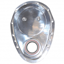 Chevy SB Timing Chain Cover - Polished Aluminum
