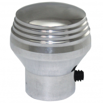Dash Knob with 1/8" Hole - Satin Aluminum