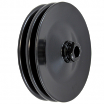 GM Early 2 Groove Power Steering Bolt-On Pulley - Black