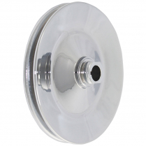 GM Early 1 Groove Power Steering Bolt-On Pulley - Chromed