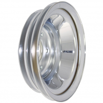Chevy BB LWP 3 Groove Crank Shaft Pulley - Chromed Steel