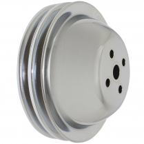 Chevy BB SWP 2 Groove Water Pump Pulley - Chromed Steel