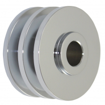 GM 2 Groove Alternator Pulley - Chromed Steel