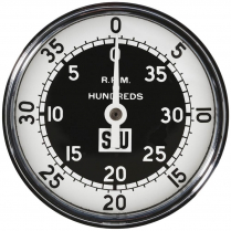 Hand Held 4000 rpm Tachometer Gauge - 3" Diameter