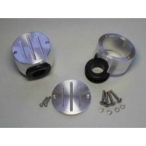 Billet Aluminum Wire Port - 2" OD x 1-1/2" ID