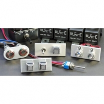 Chrome Square Push On-Off Button Switch