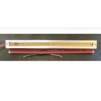 Dual Hot Slot Double Row of LEDs with Red Lens