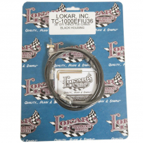 Ford EFI Throttle Cable Kit - Black Housing 36"