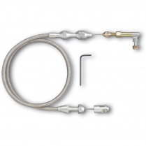 Hi-Tech 36" GM 502 Ramjet Throttle Cable Kit - Braided SS